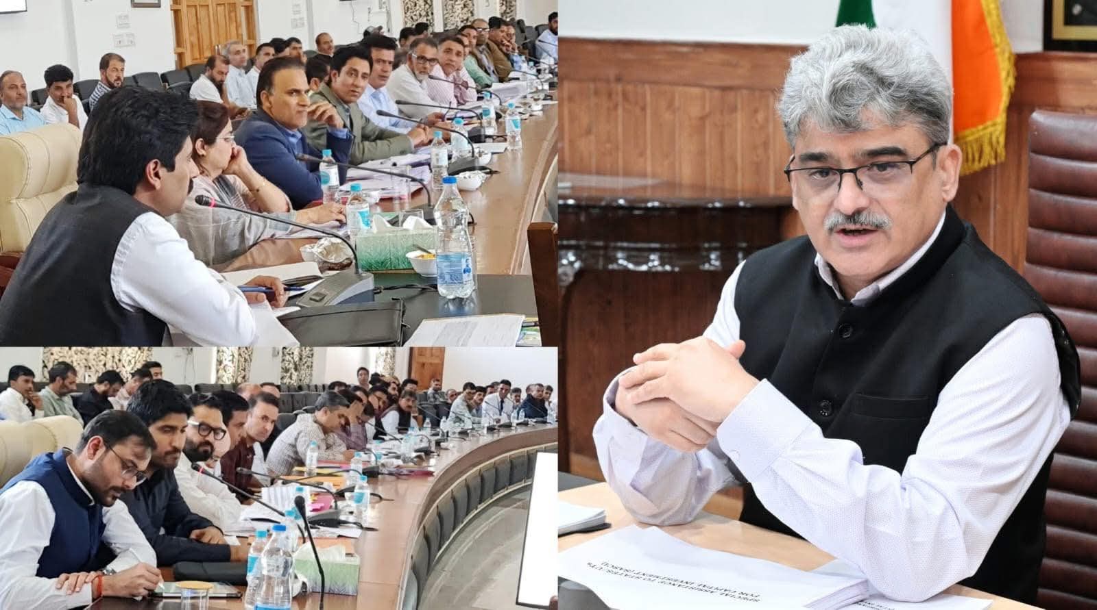 CS reviews developmental scenario in Anantnag CS reviews developmental scenario in Anantnag
