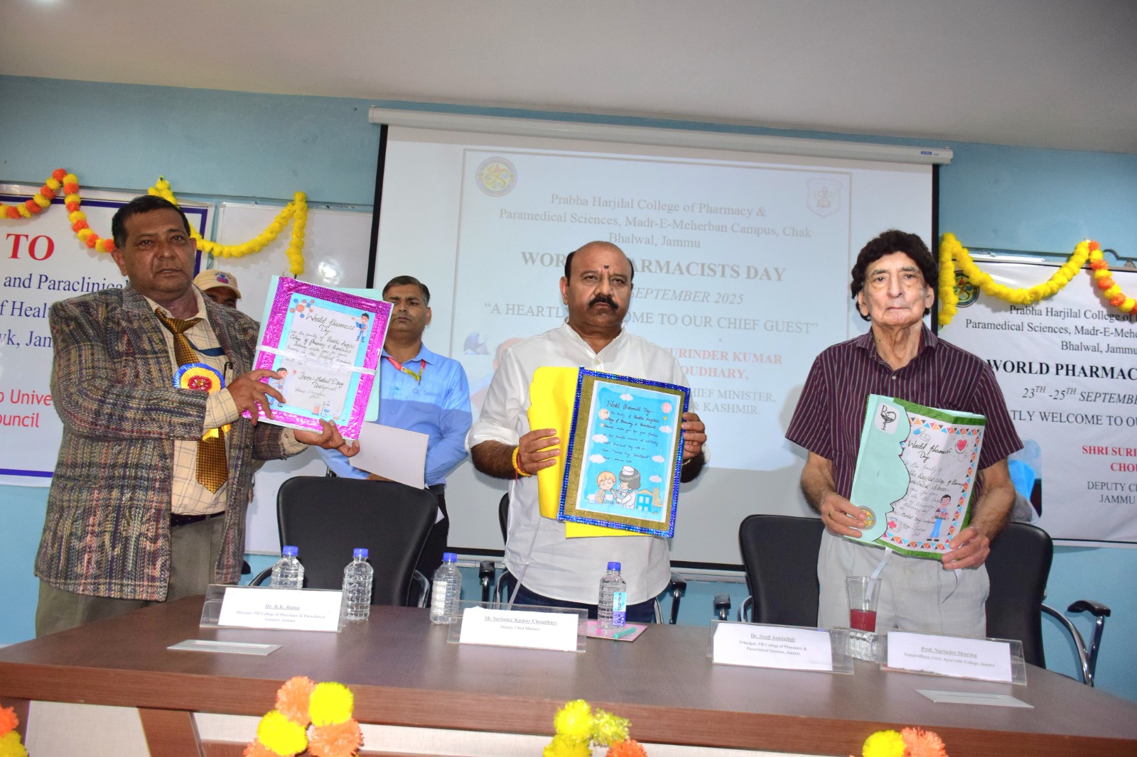 Dy. CM inaugurates World Pharmacist Day at Prabha Harjilal College of Pharmacy