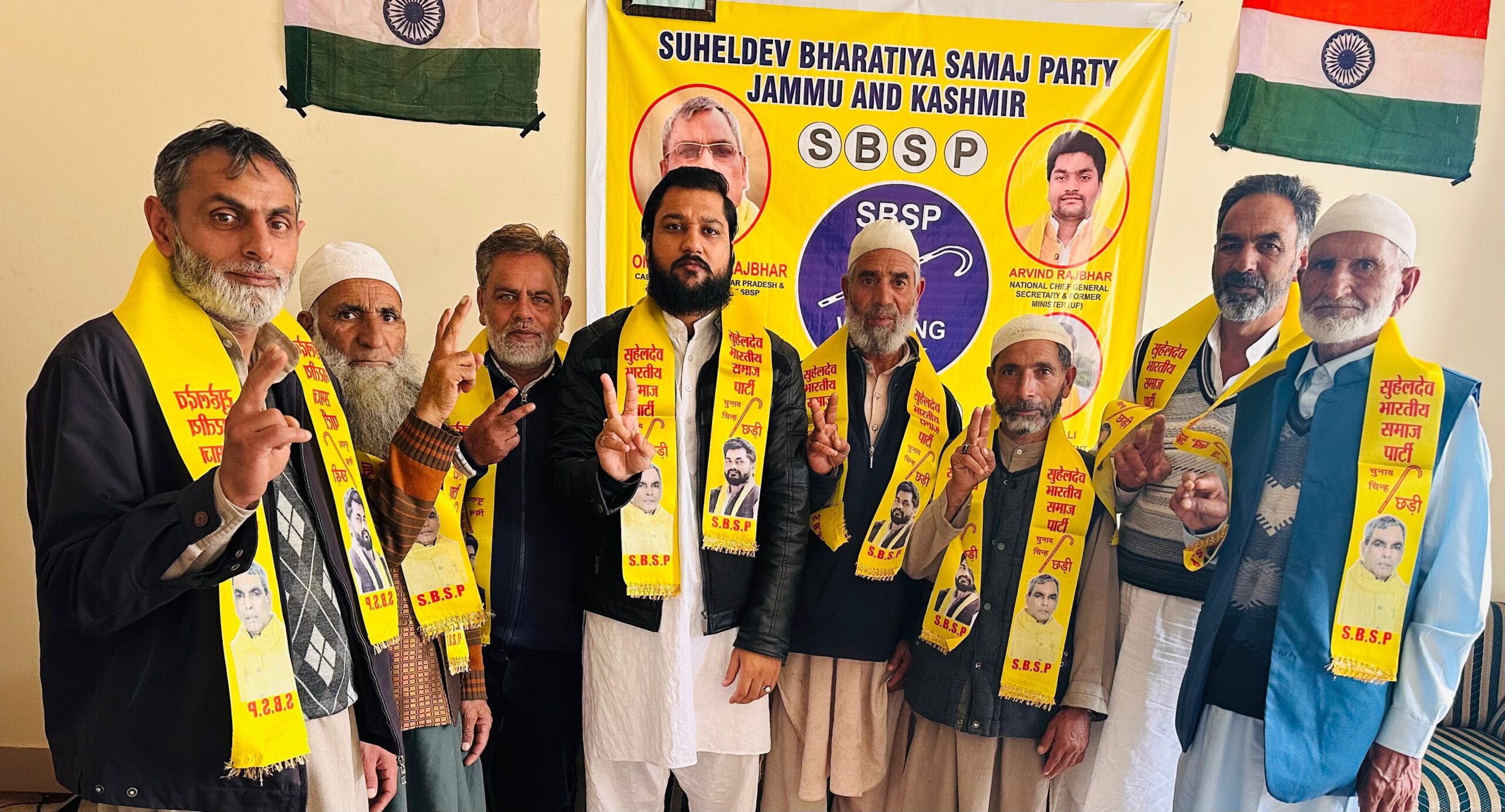 NC Workers from Rafiabad Join Suheldev Bharatiya Samaj Party in Presence of State President Vivek Bali