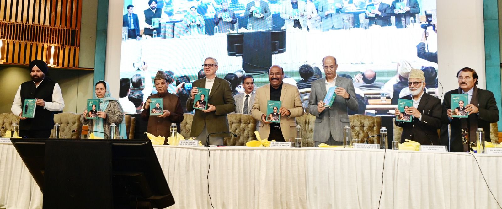 CM Omar Abdullah releases ‘Durr-e-Naayaab’, Minister Sakina Itoo’s tribute to her father CM Omar Abdullah releases ‘Durr-e-Naayaab’, Minister Sakina Itoo’s tribute to her father