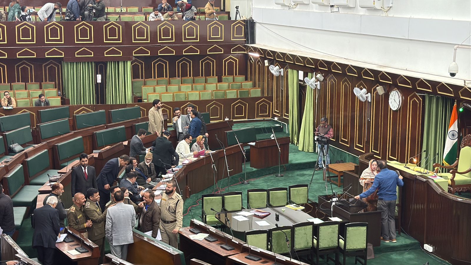 Ruckus in J&K Assembly NC Congress MLAs Protest in House Over Sunil Sharma’s Remarks on Pir Panchal