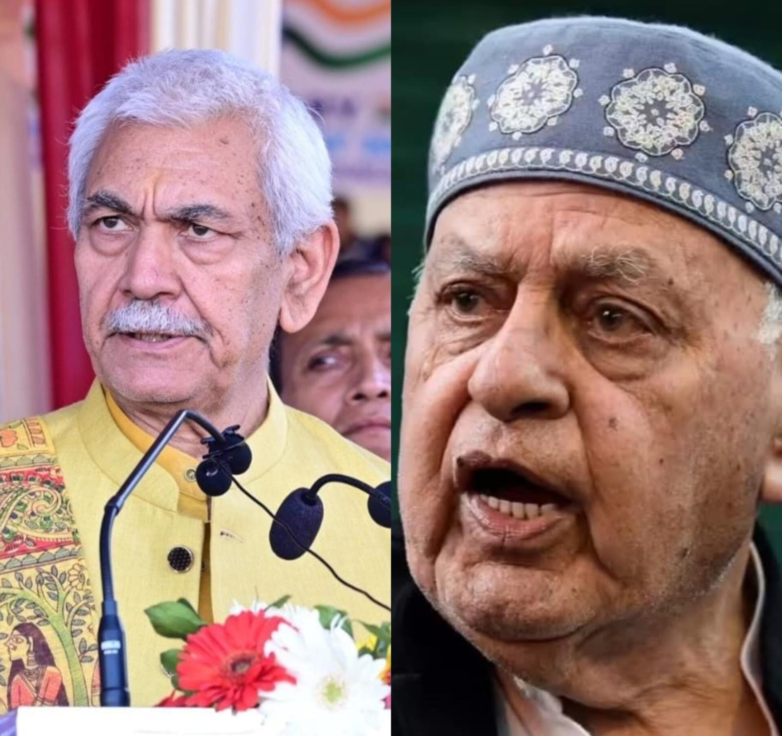 LG Manoj Sinha Speaks to Farooq Abdullah, Assures Action on Firing Incident